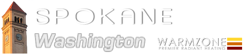 Warmzone Radiant Heat logo for Spokane, Washington.
